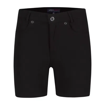 Lohla Sport Women's 4 Pocket Short In Black