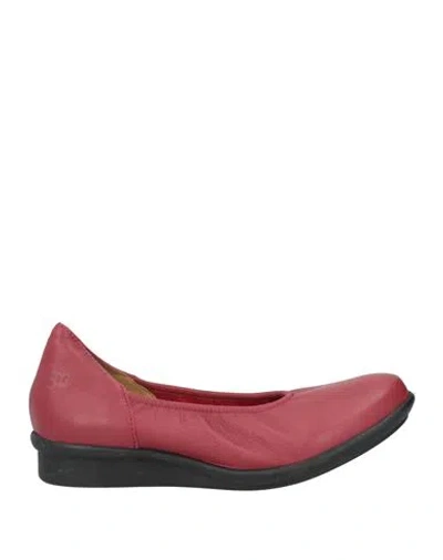 Loints Of Holland Woman Pumps Burgundy Size 7 Leather