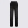 Lois Black Cotton Denim Jeans In Black
