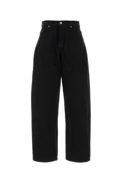 Lois Black Denim Globe Jeans