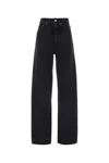 Lois Skater Loose Wide Leg Jeans In Darkstone