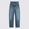 Lois Blue Cotton Denim Jeans In Blue