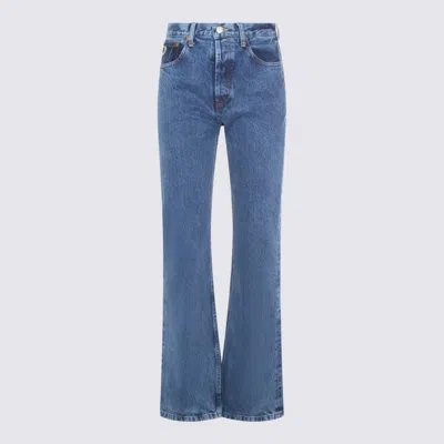 Lois Blue Cotton Jeans In Gray
