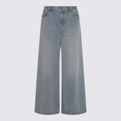 Lois Blue Grey Cotton Jeans