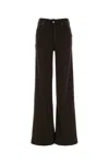 Lois Brown Stretch Denim Mistral Palazzo Jeans In Brown