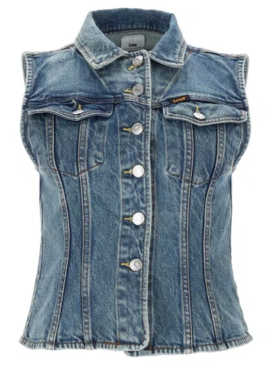 Lois "celine" Vest In Blue