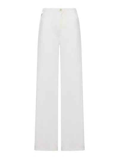 Lois Cotton Skater Loose In White