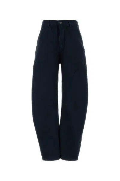 Lois Navy Blue Cotton Dali Chino Pant