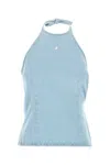 Lois Denim Addie Top In Stonebleach