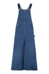 Lois Denim Overalls Dress In Blue
