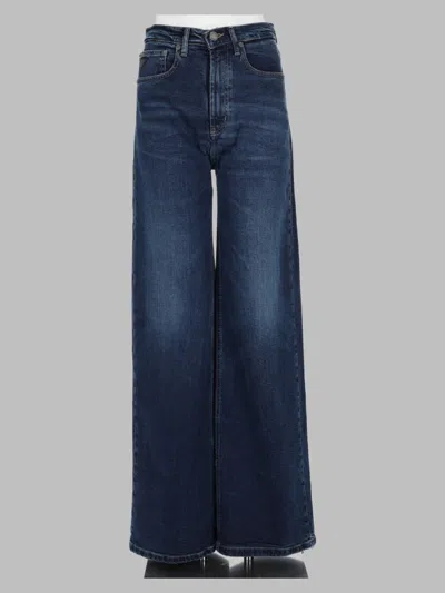 Lois High-rise Wide-leg Jeans In Blue