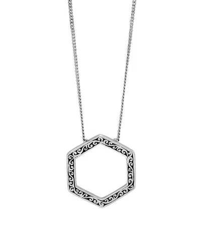 Lois Hill Silver Necklace In Gray
