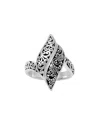 Lois Hill Silver Ring In Metallic