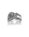Lois Hill Silver Ring In Orange