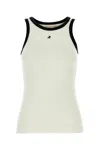 Lois White Stretch Cotton Ida Tank Top