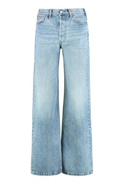 Lois Jeans A Gamba Larga Lindsay In Blue
