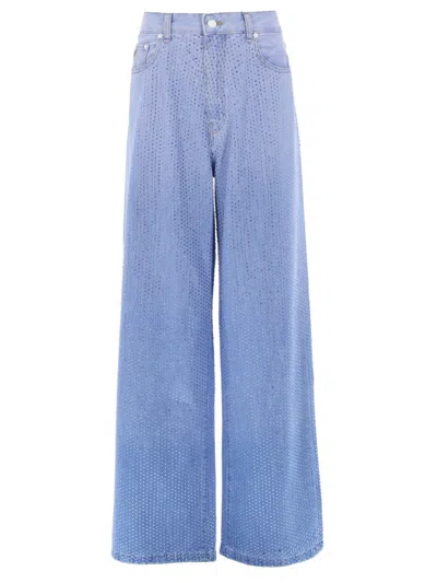 Lois Embellished Denim Asha Jeans In Blue