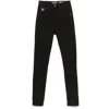 Lois Skater Loose Wide Leg Jeans In Black