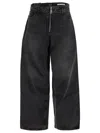 Lois Denim Wide-leg Jeans In Black
