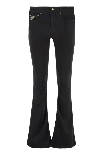 Lois Jeans Black Cotton Denim Jeans