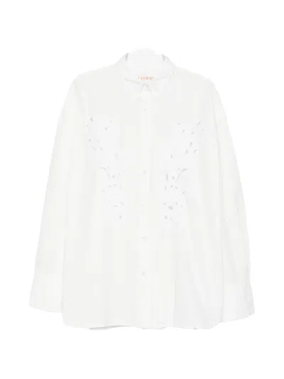 Lois Jeans Blake Appliqué Shirt In White