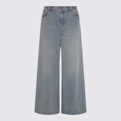 Lois Jeans Blue Grey Cotton Jeans In Vintage Dirty