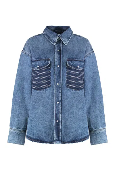 Lois Jeans Camicia Mia In Denim In Blue