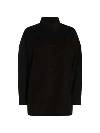 Lois Jeans Corduroy Button-up Shirt In Black