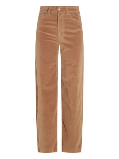 LOIS JEANS CORDUROY LOGO-PATCH JEANS