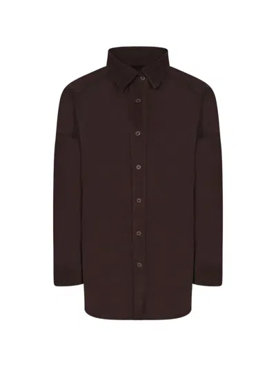 Lois Jeans Corduroy Long-sleeve Shirt In Brown
