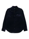 Lois Jeans Corduroy Pocketed Shirt In Blue