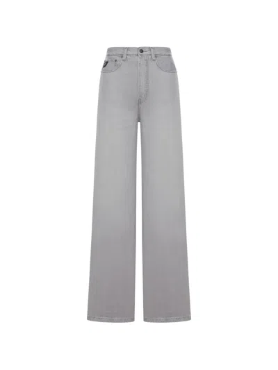 Lois Jeans Cotton Wide-leg Denim In Gray