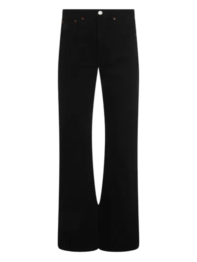 Lois Jeans Flare-leg Cotton Jeans In Black