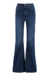 Lois Jeans Flared Jeans Palas With Five Pockets In Blue