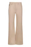 Lois Jeans High-rise Flared Jeans In Neutral