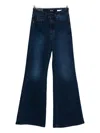 Lois Jeans High-waisted Flared Jeans In Blue