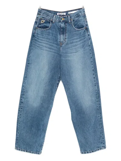 Lois Jeans High-waisted Jeans In Blue
