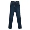Lois Jeans Slit-hem Jeans In Blue