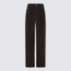 Lois Jeans Corduroy Patch-pocket Trousers In Brown