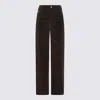 Lois Jeans Corduroy Patch-pocket Trousers In Brown