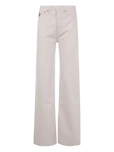 Lois Jeans Lindsay Logo-patch Jeans In Neutral