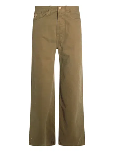 Lois Jeans Logo-plaque Jeans In Brown