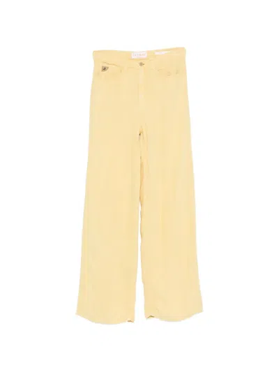 Lois Jeans Loose Denim Jeans In Yellow