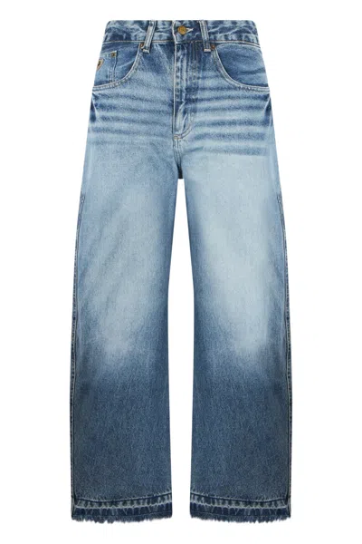 Lois Jeans Loose Straight-fit Denim Jeans In Blue