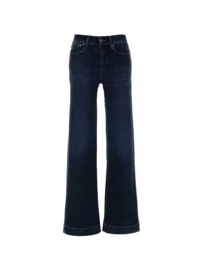 Lois Jeans Lorna Logo-patch Jeans In Blue