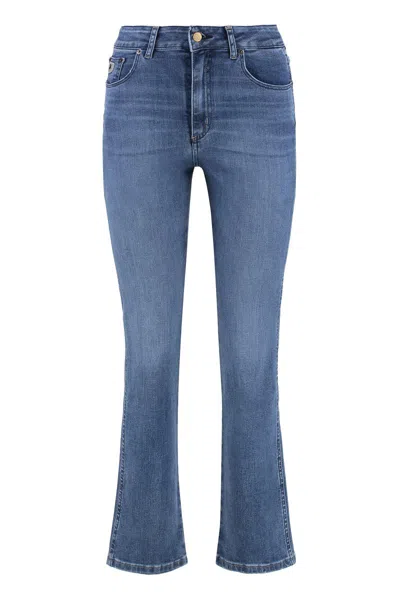 Lois Jeans Malena 5-pocket Straight-leg Jeans In Blue