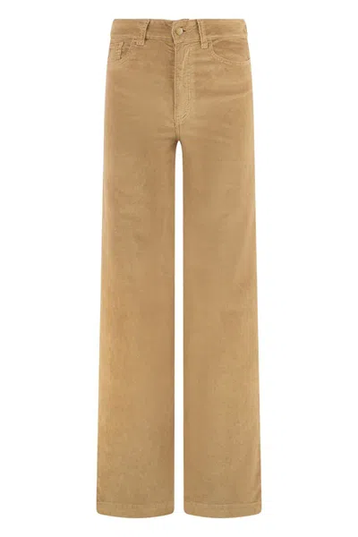 Lois Jeans Mistral Corduroy Trousers In Gold