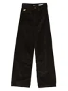Lois Jeans Corduroy Patch-pocket Trousers In Brown