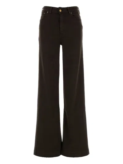 Lois Jeans Mistral Palazzo Jeans In Brown