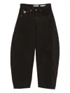 Lois Jeans Denim Wide-leg Jeans In Black